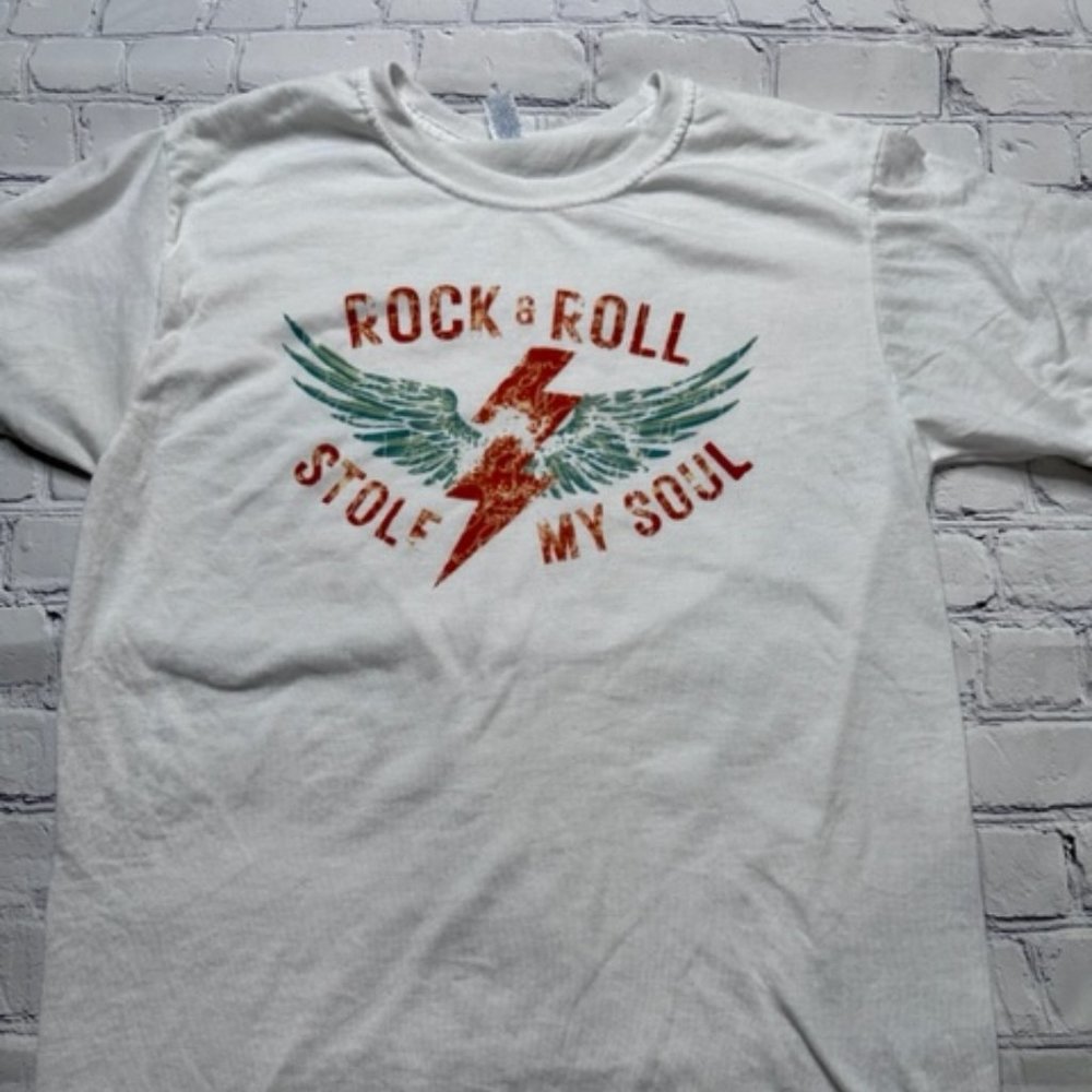 Rock n Roll Stole my soul tee